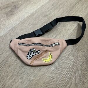 Ye Hainanan Blush Mini Bag with Embroidered Accents